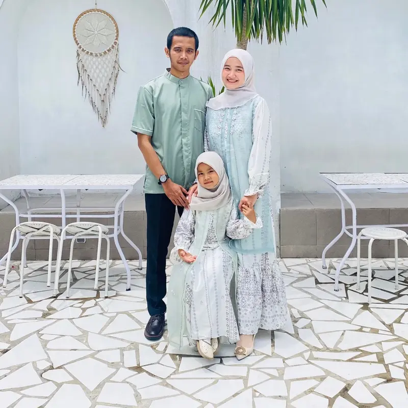 Asheera Family Set | Kemeja Pendek - Koko Dewasa & Anak