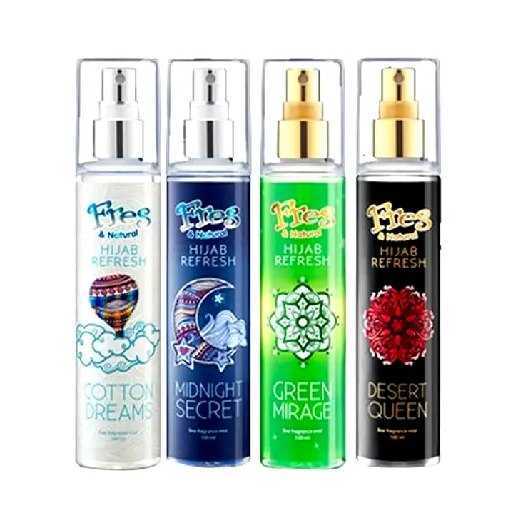 Fres & Natural Spray Cologne Hijab Refresh Live To Love 100ml - Moisturizer, Tubuh 1