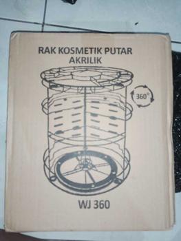 Product Review of Rak Kosmetik Putar Akrilik 360 Derajat / Rak Makeup Acrylic from n**i 1