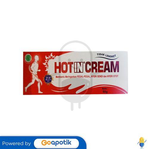 Gambar HOTIN CREAM ISI 60 GRAM TUBE dari Apotek Sumber Abadi 2 Kab. Jember Tokopedia
