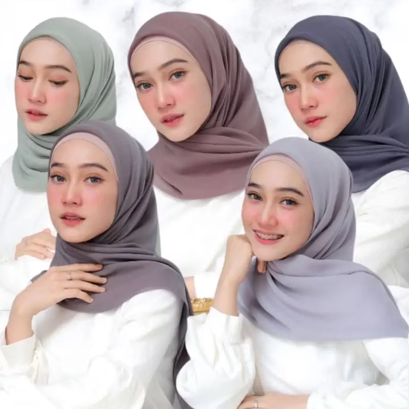 Kerudung Segi Empat Potton Square Premium by KireiHijab - Lembut