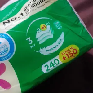 PROMO 6 Pack Tissu Paseo 390helai 3ply halus lembut tebal (2pcs,4pcs,6pcs) banded (beli 1 dapat 2)