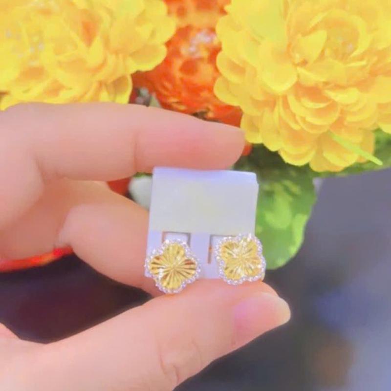 Bông tai hội M22 Không đen bền màu thiết kế lovely Thích hợp chị em đeo thêm xinh Voi Khuyên Tai Hoa Tai