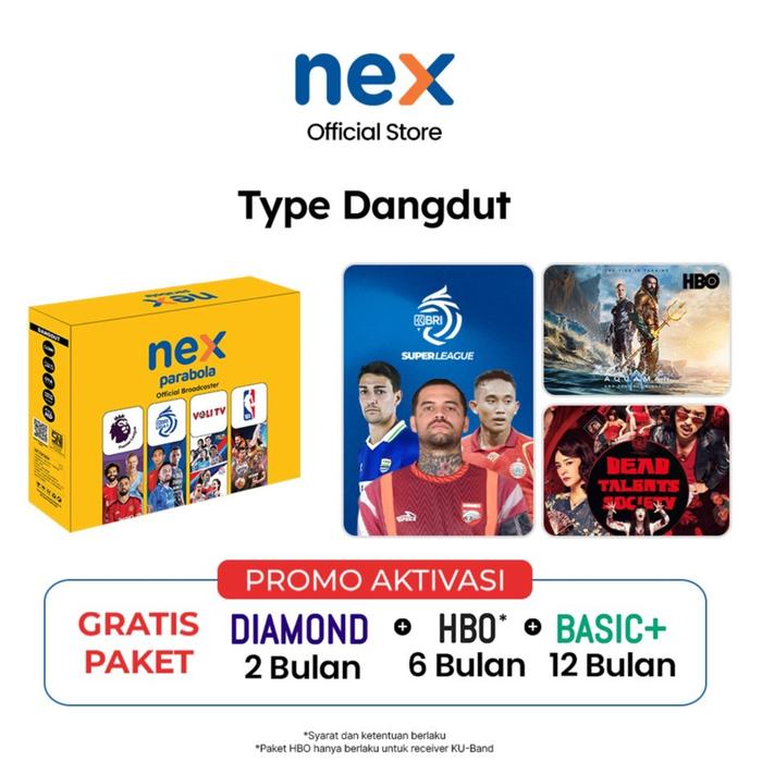 Gambar Nex Parabola - Tipe Kuning Receiver dari Nex Official TV Kota Administrasi Jakarta Barat Tokopedia