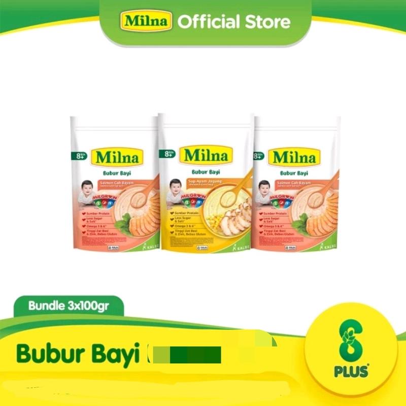 Milna bubur bayi DHA 6+ dan 8+ 1