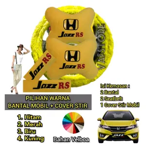 BANTAL MOBIL 3 IN 1 SET COVER STIR HONDA JAZZ RS