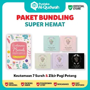 Paket Bundling Super Hemat || Keutamaan 7 Surah A5 || Zikir Pagi Petang + Audio || Yasin || Ar Rahman || Al Mulk || Al Waqiah || As Sajadah || Lukman || Al Kahfi || Zikir Setelah Shalat + Audio || Doa2 Penting + Audio