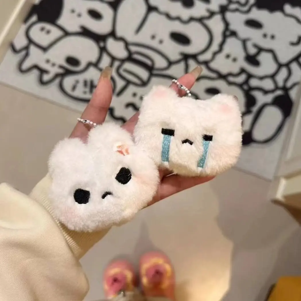 Summertop | GT2226 Gantungan Tas Motif Bulu Kelinci Aksesoris Putih Keychain Kunci Lucu Imut Lanyard Bunny Plush Tas Boneka Sekolah