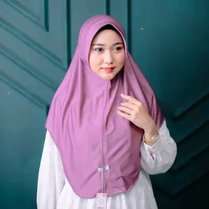 PAKET ISI 20 SIZE L HIJAB INSTAN BERGO HAMIDAH MENUTUP DADA LEMBUT ADEM NYAMAN SYAR'I BY SAFEEA HIJAB