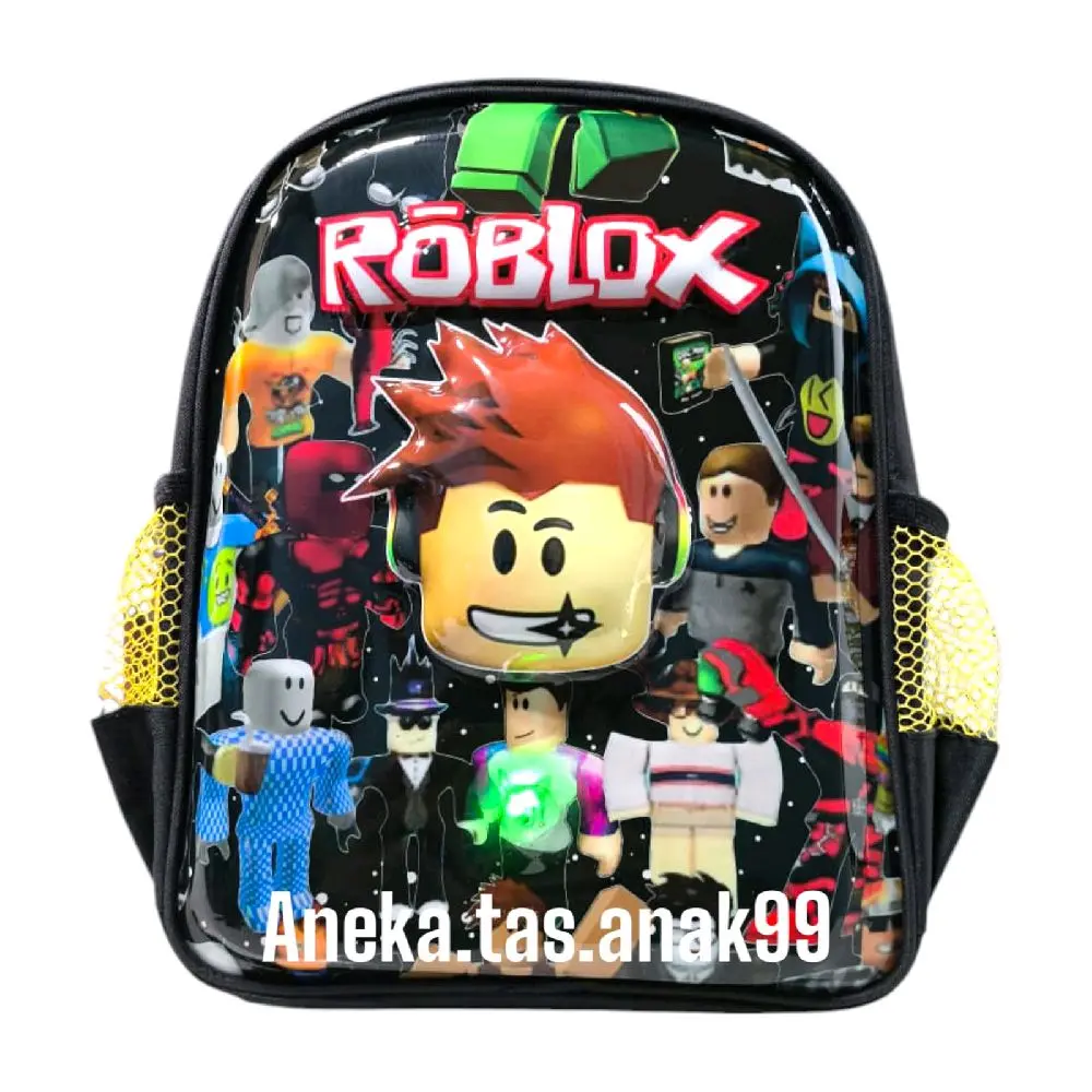 Tas Sekolah Anak Laki-Laki Labubu Karakter 3D Lampu Led Timbul 2-3Tahun - Fashion