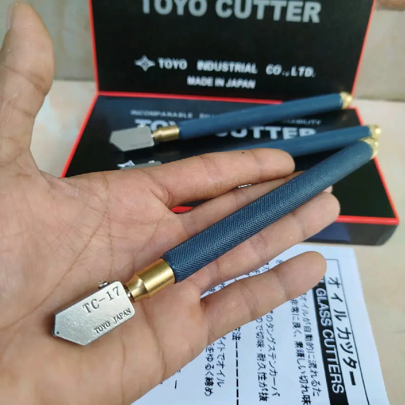 Alat potong kaca toyo Tc-17 alat pemotong kaca keramik granit original japan 5