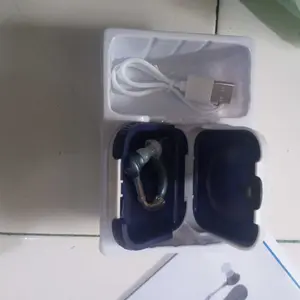 Taff Omicron Alat Bantu Dengar Hearing Aid Baterai Isi Ulang Biru BTE In-Ear Fleksibel Mode Volume Adjustable Baterai Tahan Lama JZ-1088F8