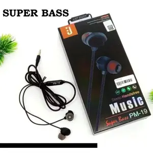 Handsfree Earphone J B L PM-19 SUPER BASS + MIC PACKING IMPORT
