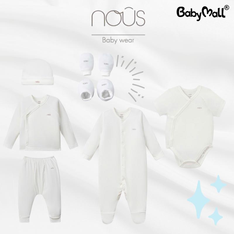 SET Nous SS Combo quần áo và phụ kiện nón sơ sinh cùng tông màu