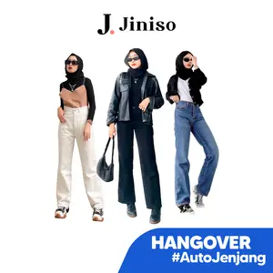 HANGOVER - JINISO Loose Celana Jeans Wanita Highwaist Vol. 1