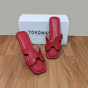 MANISO REMA SANDAL TEPLEK WANITA PREMIUM MS-15 Sendal Flat Cewek Sandal Flat