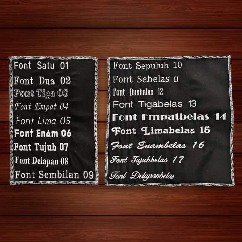 RISUM Angsana Chef Coat / Angsana Chef Jacket List / Baju Chef Angsana Free Bordir Nama 4