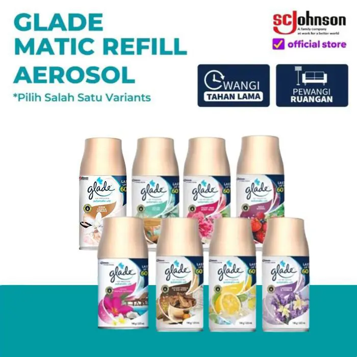 Glade Matic Spray Refill 146Gr - Pengharum & Pewangi Ruangan