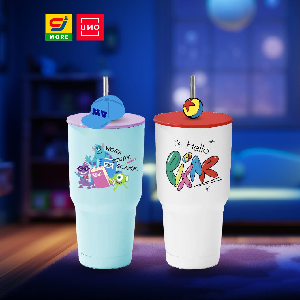 UNO แก้วเก็บความเย็น Disney Pixar ขนาด 900 ml. ลิขสิทธิ์แท้