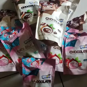 paket 60 pcs bravo marsmallow chocoball 12 pack isi 60 pcs