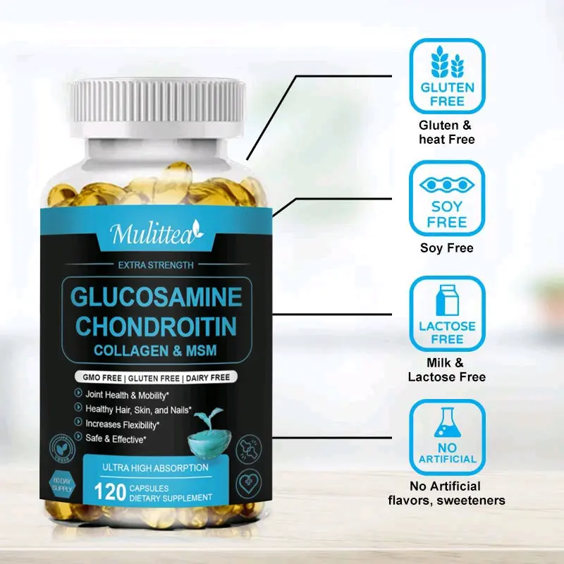 Glucosamine Chondroitin for Joint Support Health Complex With Collagen Peptide Untuk Tulang Sendi 1