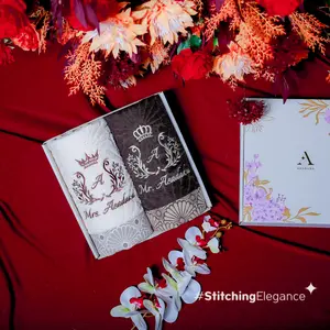 Handuk Bordir Couple Morning Whistle Sunny – Pilihan Desain Menarik, Mudah Kering, Bahan Lembut & Menyerap Air - Cocok untuk Hadiah Pernikahan