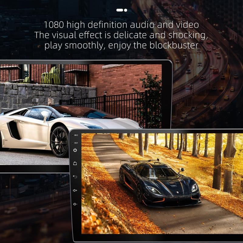 8Cores 8GB+128GB Head Unit Support Plug SIM Card IPS Car Screen Android 13 Mobile Navigasi , Built-in Fan Car Radio / FM radio player, GPS, Wifi, Bluetooth Untuk TOYOTA Daihatsu Mitsubishi android mobil Navigation 9