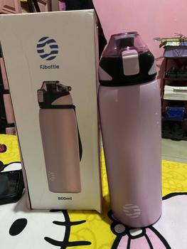 Product Review of FJbottle -  Botol Minum Portable Olahraga Outdoor Stainless Steel 800ML Free Sikat dan Tas Botol from d**d 0