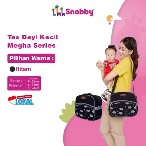 Snobby Tas Bayi Kecil Saku Motif  Megha Series  Baby Bag