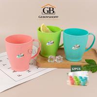 Gambar Gelas Plastik Relaxed 300ml Set 12pcs - Cangkir Relaxed Tahan Panas Food Grade - CKRX2 PINK, [SET 12PCS] dari Geboyshopp_NEW Kota Administrasi Jakarta Barat 2 Tokopedia