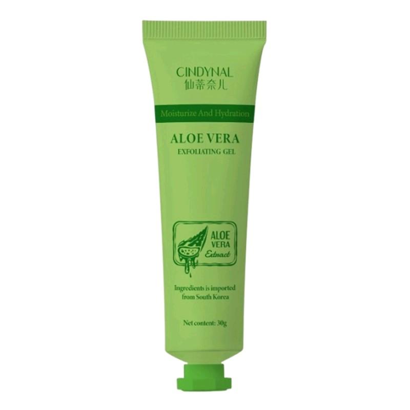 Paket Hemat 3 Pcs ALOEVERA EXFOLIATING GEL WHITENING Moisturize Perontok daki  Kosmetik Licorice exfoliating  gel 2