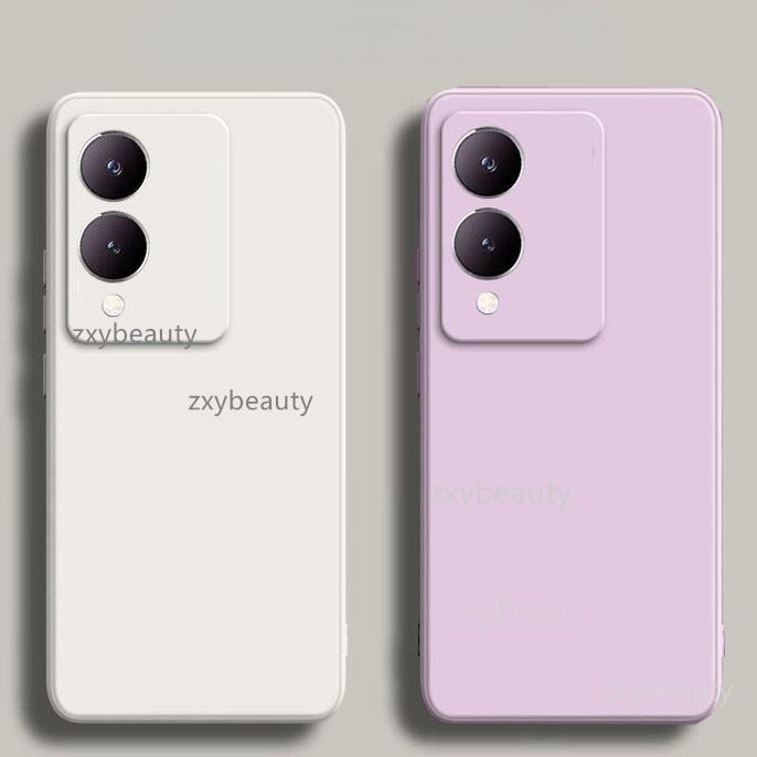 For VIVO Y17S 2023 Casing Phone Case Liquid Silicone Rubber Square Soft Case For VIVOY17S Y17 S 4G 5G Soft TPU protection cases Back Cover 1