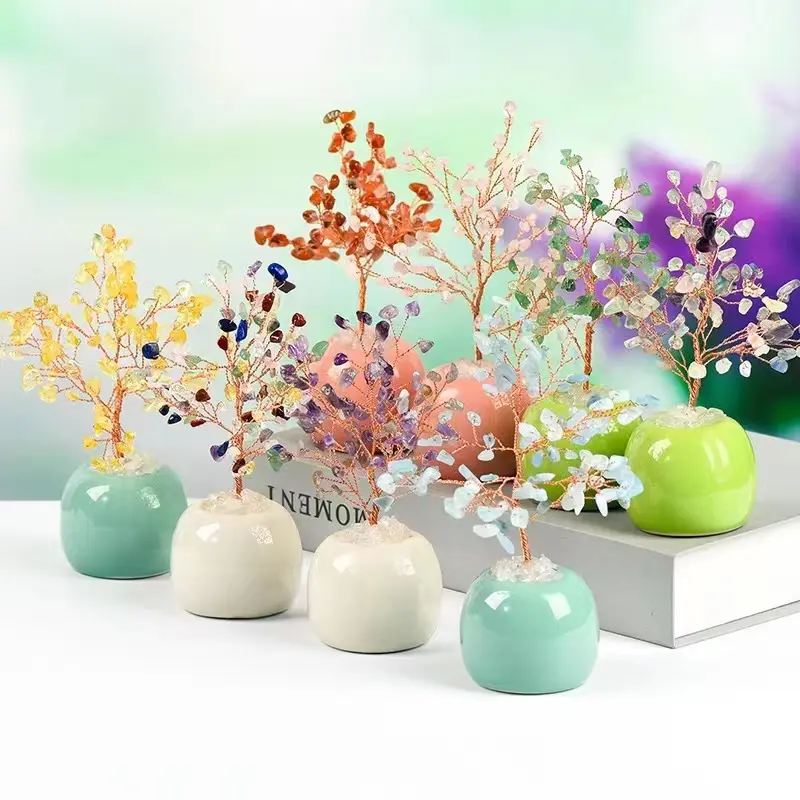 Talisa Home decor natural crystal tree