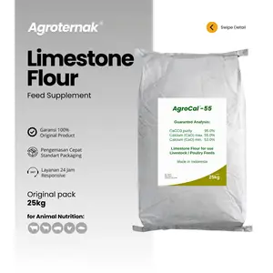 Calcium Carbonate 25kg AGROCAL CaCO3 Makro Mineral Kalsium Pakan Hewan Ternak