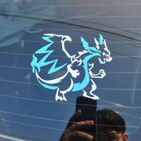 Gambar Stiker Karakter Pokemon Mega Charizard X dari vgameshop Kab. Garut 5 Tokopedia