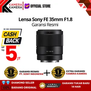 Lensa Sony FE 35mm f/1.8 / SEL35F18F Lensa Kamera Garansi Resmi