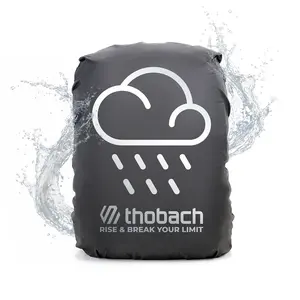 THOBACH-RAIN COVER BACKPACK WATERPROOF PELINDUNG HUJAN PRIA WANITA Black