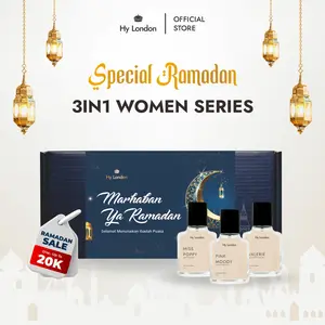 [SPECIAL RAMADAN] Hampers Lebaran Hy London Parfum Wanita Series 1 Box Dapat 3 Botol Edp 35ml Free Box Exclusive - Wangi Simple, Perfume Mewah
