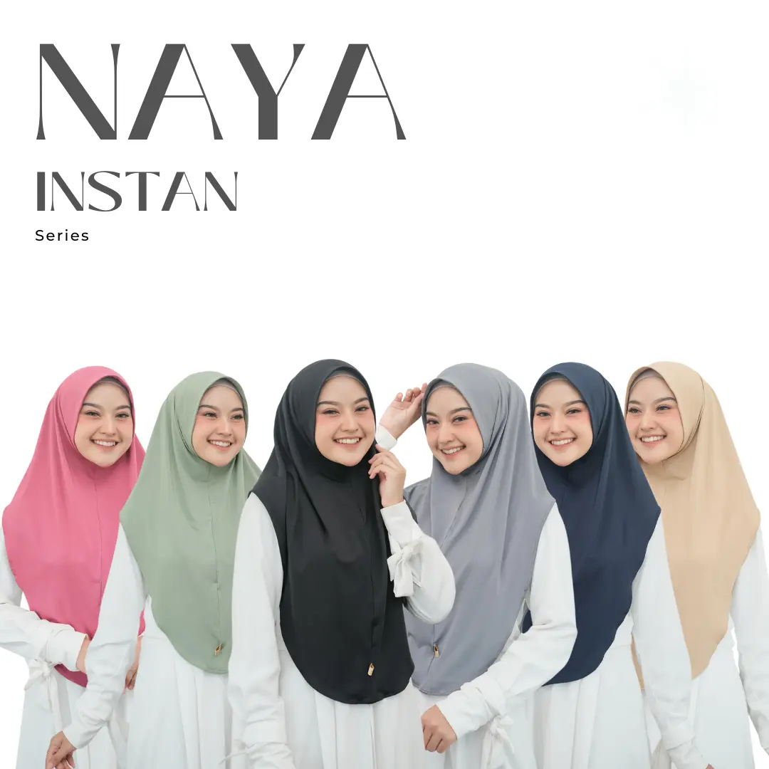 Hijab Zisha Bergo Instan Semua Warna Bahan Spandeks Livia Super Cantik & Nyaman Panjang Muslim Kerudung