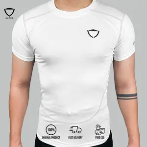 Short Sleeve Compression Shirt Guard Baju Olahraga Lengan Pendek Baju Procombad Lengan Pendek Pasti Diskon