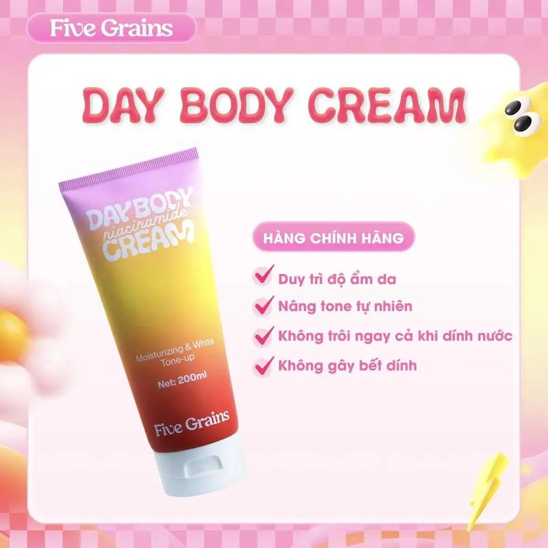 Kem dưỡng Cao cấp Five Grains giúp làm trắng da Niacinamide, Alpha-Arbutin ban…