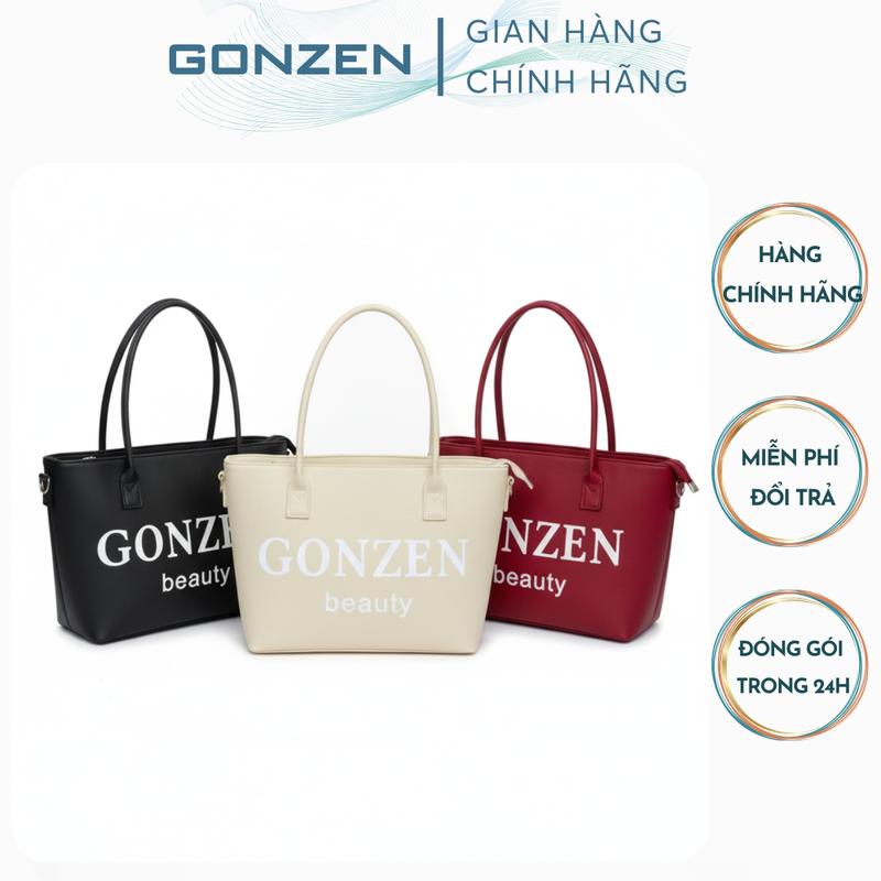  Túi Tote Nam Nữ Xách Tay Đeo Chéo Size To Vải Da PU Cao Cấp Túi Xách Nữ Công Sở Hàn Quốc Form Đứng Cứng Cáp Sang Trọng Đựng Laptop – Túi Đi Làm Đi Học Đi Chơi_GONZEN TX12 