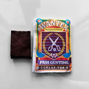 Pewarna Baju Warna Coklat Tua Padi Gunting Pewarna Tekstil Wantex Wenter Malang