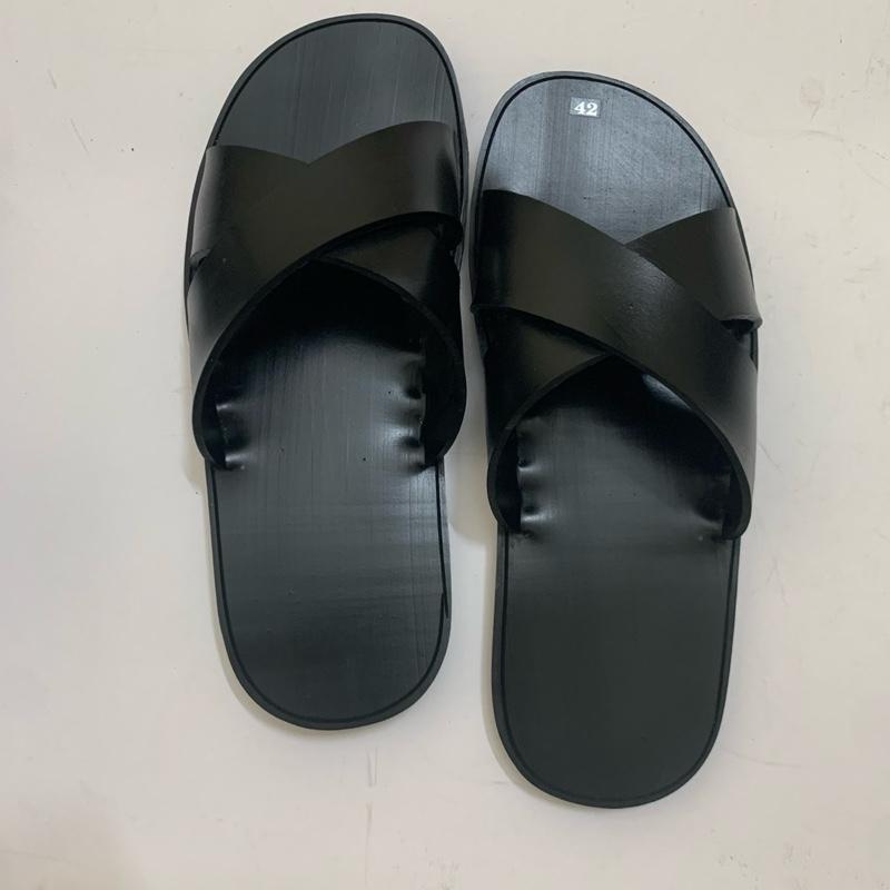  Dép cao su quai chéo Việt Nam Đế Bằng - Nhung DéP 