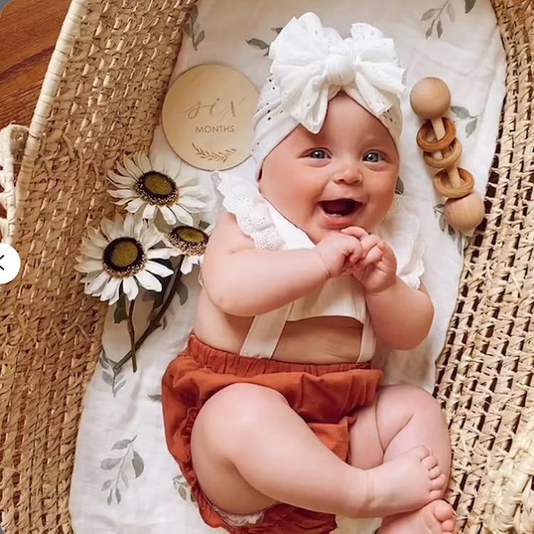 Product Introduction of Baby Cap Summer Mesh Baby Girl Hat Cute Bow Infant Baby Bonnet Cap Soft Elastic Newborn Beanie 14
