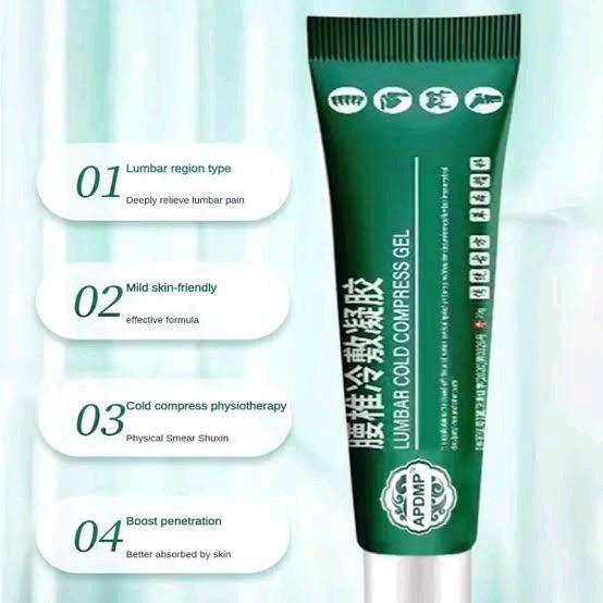 APDMP Salep Lumbar Asli Cream Lumbar Cina Original Lumbar Cold Compress Gel Lumbar Spine Cooling Gel Pereda Nyeri Sarap Kejepit Nyeri Sendi Nyeri Punggung Nyeri Leher Pegalinu 3
