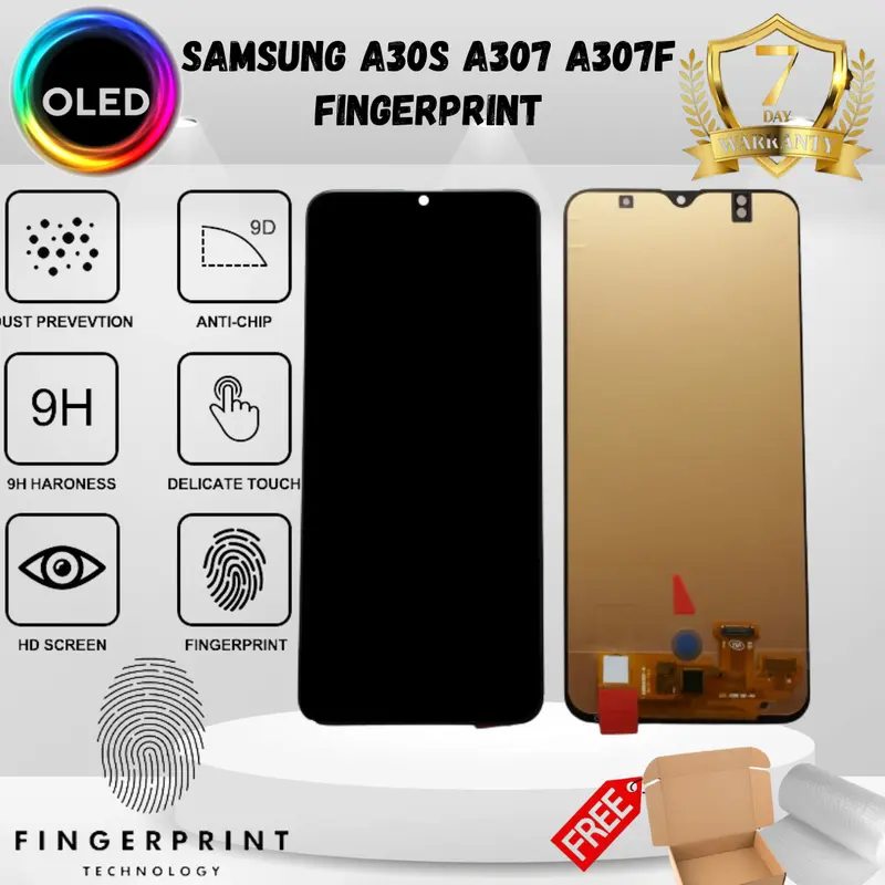 [ORIGINAL] OLED LCD SMSNG A30S A307 A307F FULLSET TOUCHSCREEN BISA FINGERPRINT 0