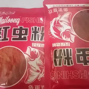 Bubuk cacing merah tas kecil dengan bau yang kuat Umpan