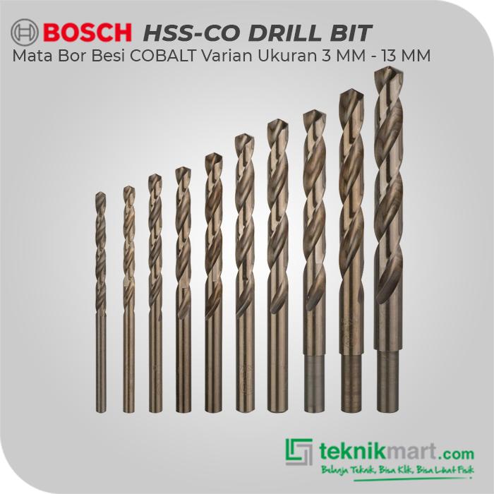 Gambar Bosch Metal Drill Bit / Mata Bor Besi COBALT 3MM - 13MM HSS-Co - 3 mm dari Teknikmart Kota Semarang Tokopedia