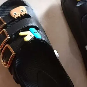 Sandal Selop Anak Perempuan Sendal Anak Cewek Anti Slip Aksesoris Huruf Hewan Bahan Karet EVA Rubber Size 24-35 H2510K-1 H2510T-1